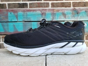 Hoka One One Men One Clifton 6 Black/White 13 1102872BWHT, Quick lace system - Picture 1 of 9