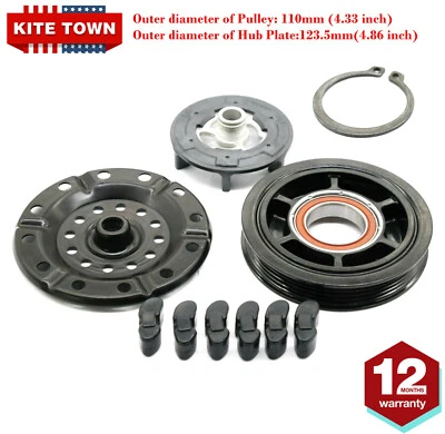 New A/C Compressor Clutch Kit For Scion xA xB 2004-2006 1.5L Engine US Foto 1 de 4