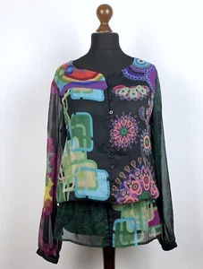 Desigual Damen Blusenshirt Mehrfarbig Größe XL - Bild 1 von 6