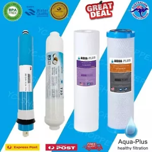 4 Stage Reverse Osmosis Water Filters + RO Membrane Filter Kit - Picture 1 of 1