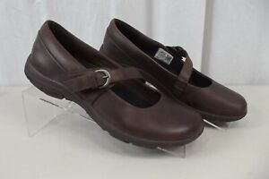 Merrell Womens Dassie Erin J000850 Brown Leather Round Toe Mary Jane Shoes 8.5
