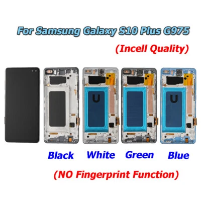 Incell/LCD Display Touch Screen Digitizer+Frame For Samsung Galaxy S10 Plus G975