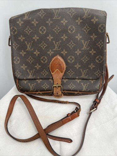 LOUIS VUITTON（LV） Borsa a tracolla Louis Vuitton LV Cartouchiere GM marrone monogramma
