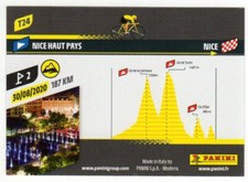 2020 PANINI Tour de France Card #T24 Stage 2 - Nice High Country - Nice - 187 km