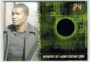 24 Season 5 Artbox 2008 Costume Card C10 Roger Cross as Curtis Manning #071/115 - Picture 1 of 2