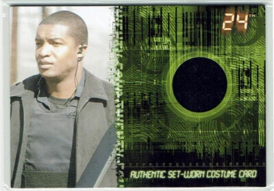 24 Season 5 Artbox 2008 Costume Card C10 Roger Cross as Curtis Manning #071/115 - Image 1 of 2