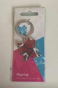 London Olympics 2012 Union Flag Enamel Keyring Sealed - Picture 1 of 1