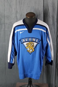 Team Finland Jersey (VTG) - Nike Pro Model - Size 52 - Picture 1 of 8