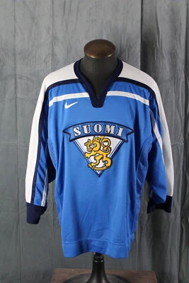 Team Finland Jersey (VTG) - Nike Pro Model - Size 52 - Image 1 of 4