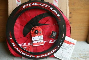 NOS NEW Fulcrum Racing Speed XLR80 carbon fiber front wheel timetrial triathlon