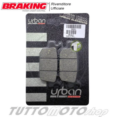 Pastiglie freno posteriore BRAKING 908SM1 Mescola semi-metallica - Made in Italy - Immagine 1 di 4