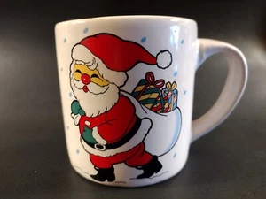 Vintage Weihnachtsmann Tasse süß küchig dick Diner Stil Weihnachten Urlaub Tasse - Bild 1 von 5