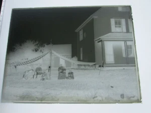 LATE 1800s or EARLY 1900s GLASS NEGATIVE,  HOUSE-3 - Picture 1 of 1