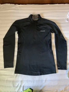 COLUMBIA OMNI HEAT ladies SMALL sweatshirt Silver Inside Thumb holes - Picture 1 of 14