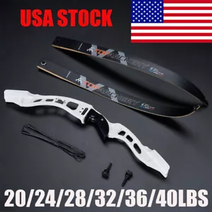 66" Archery Takedown Recurve Bow RH Metal Riser for Competition Training Target - Picture 1 of 25