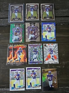 🔥JORDAN ADDISON 13 Card Lot🔥 ROOKIE RC VIKINGS 2023 Panini PRIZM MOSAIC RARE - Picture 1 of 1