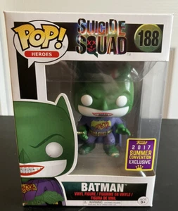 Funko Pop! #188 Suicide Squad "Batman" Joker 2017 Summer Convention 🔥 - Picture 1 of 7