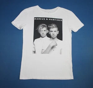 H&M Kids 2017 Marcus & Martinus Shirt M&M White Youth Tee 8-10 Yrs 134/140 Cm - Picture 1 of 6