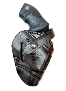 TEXAS 1836 Right Left Hand Brown Leather Belt Holster for CHARTER ARMS 22 38 2" - Picture 1 of 8