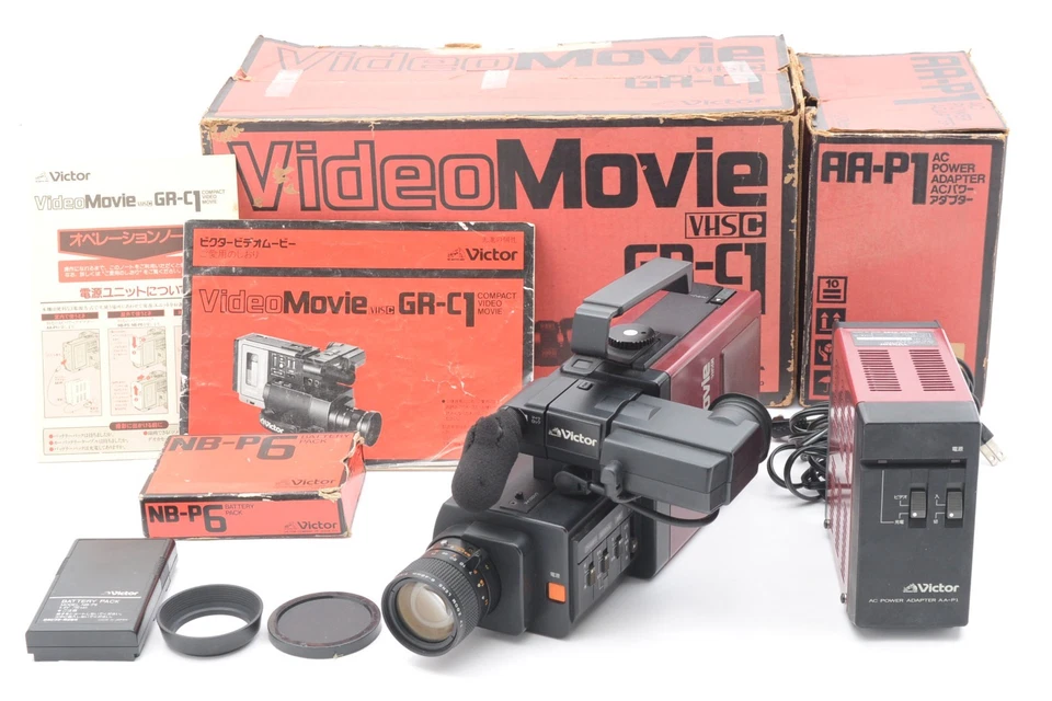 Rare [AS-IS in Box] Vintage Victor JVC Video GR-C1 Back to the Future From JAPAN - Image 1 of 4