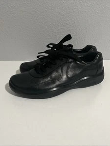 Prada Americas Cup Herren Napa Leder Turnschuhe Schwarz Größe 7 - Bild 1 von 11