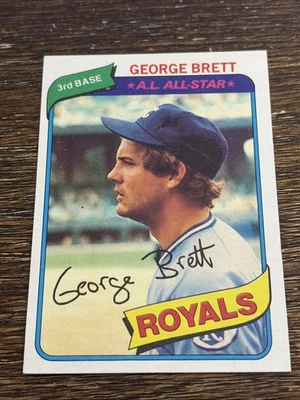 1980 Topps George Brett #450 Kansas City Royals como nuevo o mejor Foto 1 de 2