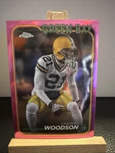 2024 Topps Chrome - Charles Woodson #72 Pink Refractor - Picture 1 of 2
