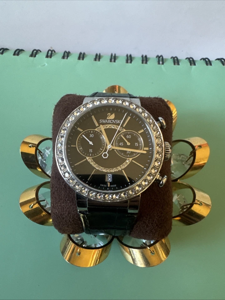 施华洛世奇女士腕表不锈钢带透明水晶 — 第 1/4 张图片