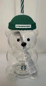 Starbucks Bearista BEAR Glas Dose Cold Cup Tumbler mit Strohhalm 20 oz - Holiday 2025 - Bild 1 von 1