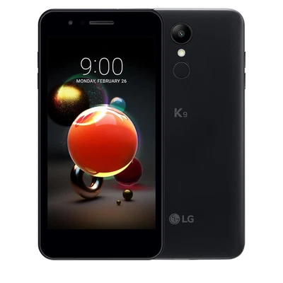 LG K9 (X210EM) Smartphone Mobile (Unlocked) 16GB Android 4G LTE - Black - Image 1 of 4