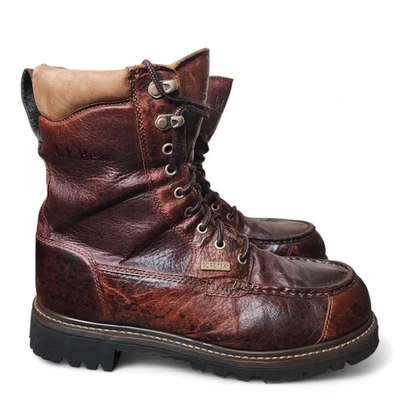 Botas LL Bean Kangaroo Upland Hunters aisladas de cuero Gore-Tex para hombre talla 11,5 Foto 1 de 4