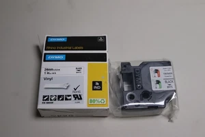 Dymo Rhino 1805430 weißes Vinyl-Etikett 1" 24 mm - Bild 1 von 4