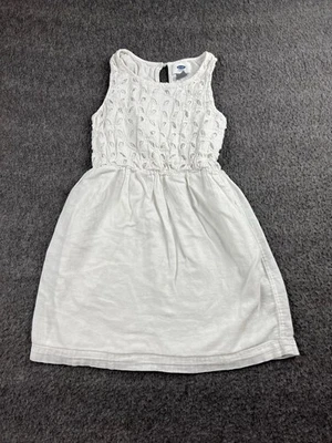 Старый темно-белый платье без рукавов для девочек размер S (6-7) - Изображение 1 из 4