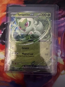 Sprigatito ex 087 Sv: Scarlet & Violet Promo Cards Holo - Picture 1 of 2
