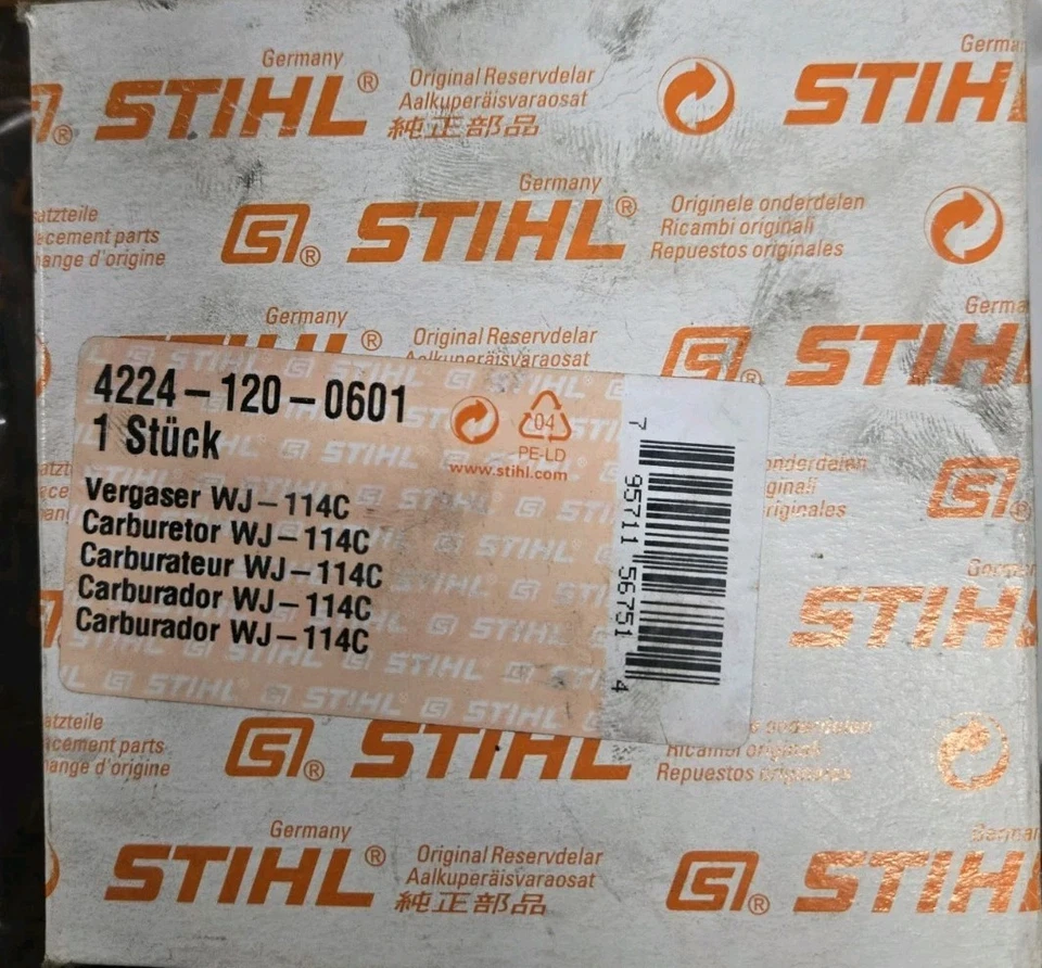 Original STIHL Vergaser WJ-114C TS700, TS800, 42241200601 - Bild 1 von 1