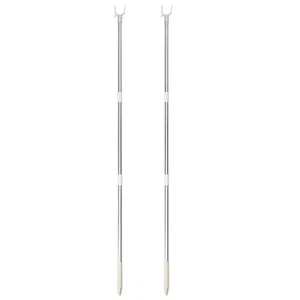 Poste de alcance ajustable para ropa empalmable 2 piezas palos de alcance suministros para el hogar - Imagen 1 de 12