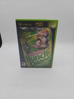 Oddworld: Munch's Oddysee (Microsoft Xbox, 2001) Clean Tested Working Free Ship - Image 1 of 4