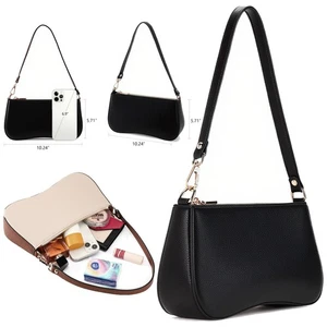 Elegante y Ligero Para Mujer Bolso de Mano Vintage Cuero PU Cartera Bolso de Hombro - Imagen 1 de 18