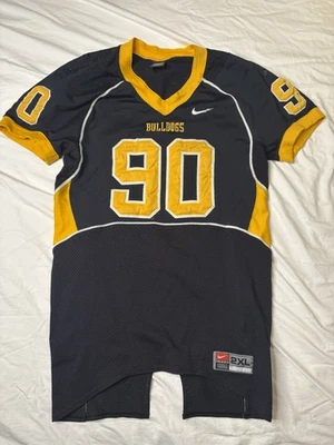 Vintage TLU Texas Lutheran University Bulldogs Nike Jersey Men Small Black - Image 1 of 4