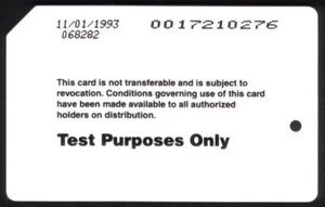 MTA TEST MetroCard Metro de la Ciudad de Nueva York CON Folleto Informativo Tarjeta de Tránsito - Imagen 1 de 4