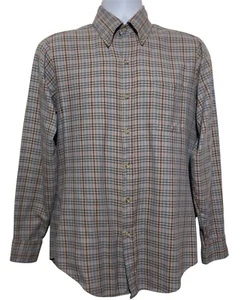 Vintage Arrow Chevella Sussex Shirt Men Size Medium 15-15 1/2 Plaid Button Down - Picture 1 of 9