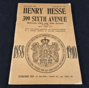 1910 HENRY HESSE NEW YORK KNITTED GOODS AND CLOTHING CATALOG - Picture 1 of 8