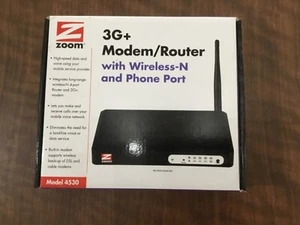 Zoom 4530 Modem Router 3G+ with Wireless-N and Phone Port - 4530-72-00 - Picture 1 of 2