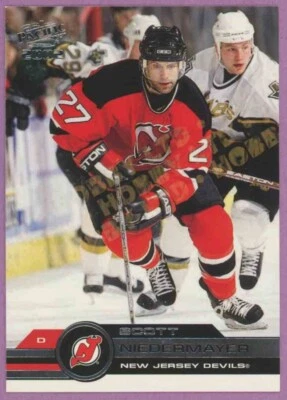 2001 01-02 PACIFIC HOBBY LTD DEVILS SCOTT NIEDERMAYER #237 #'d 10/99 - Image 1 of 2