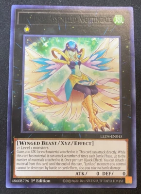 Lyrilusc Assembled Nightmare - Yugioh - LED8-EN045 - Misprint Missing Card Title - Image 1 of 2