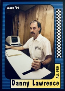 Brand New: Vintage 1991 Maxx Danny Lawrence NASCAR All Pro Trading Card 
