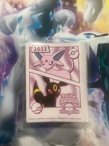 Pokemon International Championships Sleeves 2023 Espeon Umbreon Trading Card - Picture 1 of 1