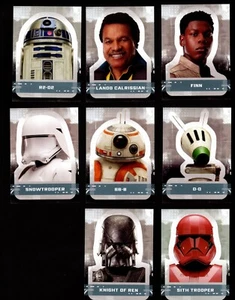 Topps 2019 Star Wars Rise of Skywalker Sticker Cards Pick Your Card - Picture 1 of 9