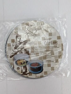 Antique Gadgets Collapsible Cake Cover Travel Container in Package Vintage - Picture 1 of 6