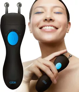 Massage Visage Anti Rides Appareil Visage EMS Microcourant Rouleaux Massage GESS - Foto 1 di 9